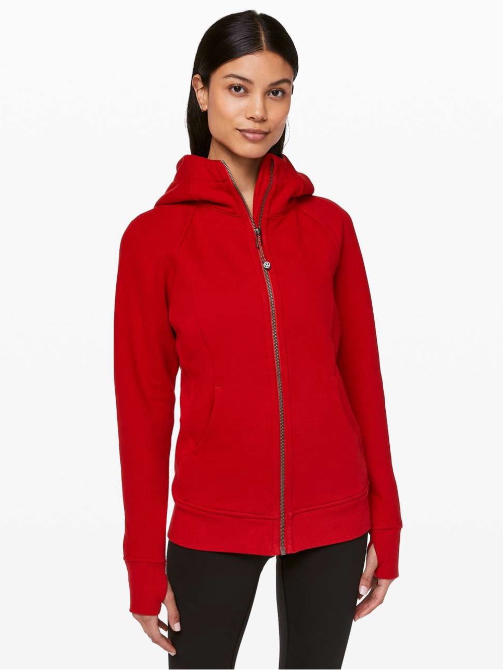 Lululemon Scuba Hoodie *Light Cotton Fleece Dark Red